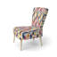 Chaise d'appoint Coastal - Chaise d'appoint noire et rouge Ikat Drift-127048084