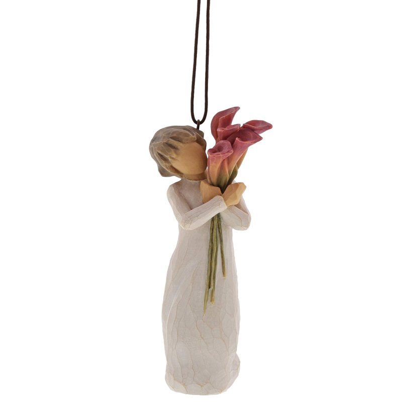 11cm Porcelain Hanging Figurine Ornament