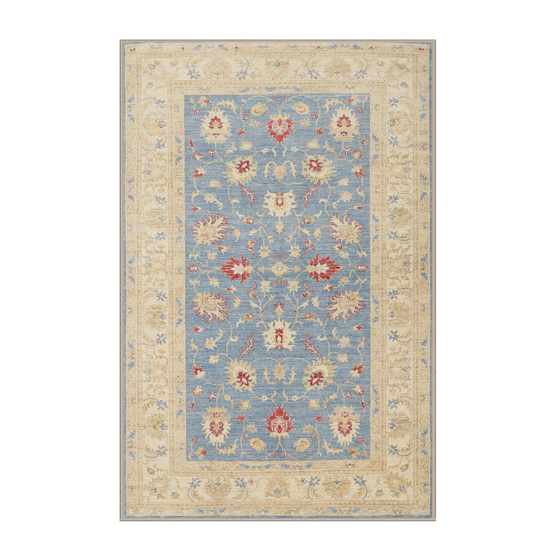Tapis traditionnel lavable à la machine 100% - tapis, Rectangle 7 pi x 10 pi