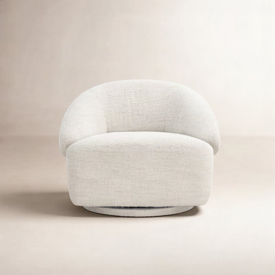 Swivel Barrel Chair