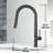 Greenwich 18" H 1-handle Pull-Down 2-Function Sprayer Touchless Kitchen Faucet-86753562
