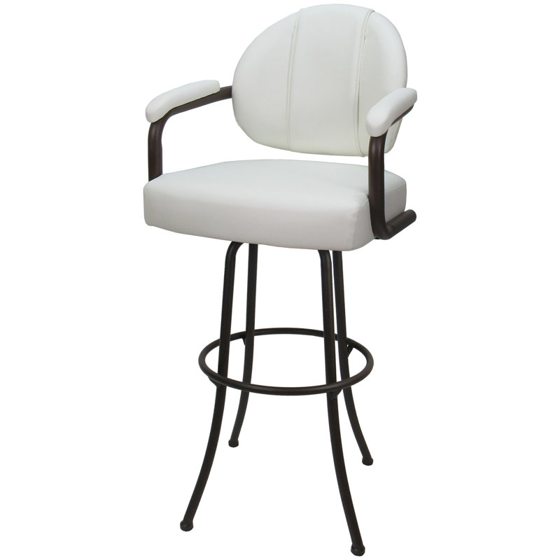 Tabouret de comptoir pivotant 26 po Weger, Brun, Counter Stool (26" Seat Height)