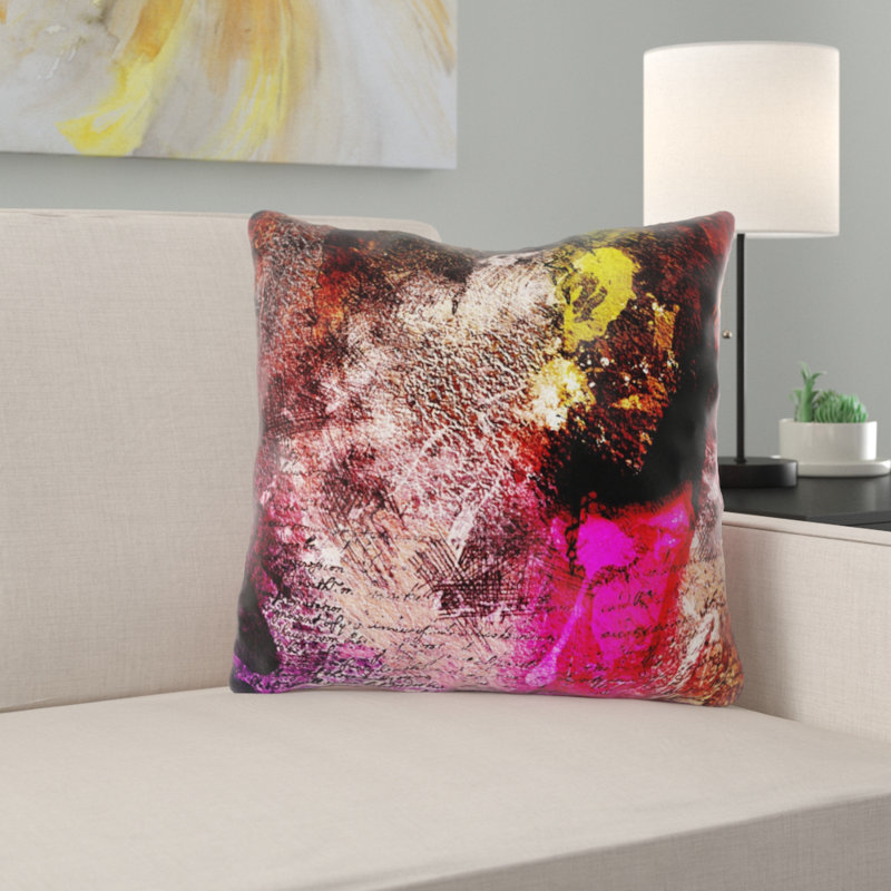 Coussin décoratif Rossini, Microsuède, Intérieur