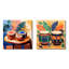 «Mexico Drums Music Instruments I», ensemble de 2 reproductions d'art sur toile-853239574-853239570