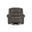 Fauteuil inclinable pivotant en microfibre Doniphan-1422215855