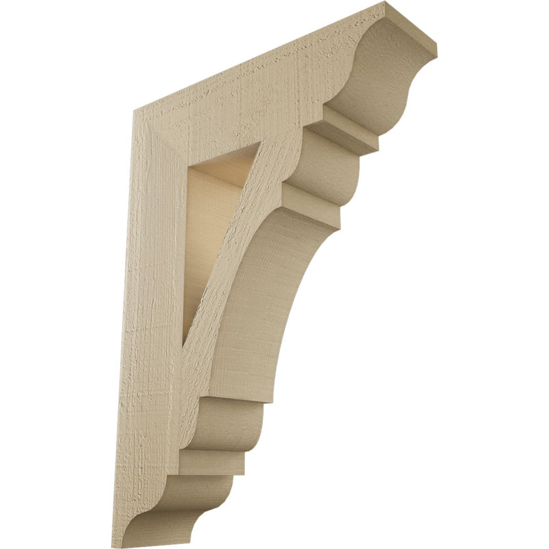 Support en bois de cèdre brut olympique Traditional, H 28 po x l 5,5 po x P 20 po