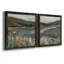 «Copper Dusk I», ensemble de 2 peintures sur toile encadrées-663921982-663921969