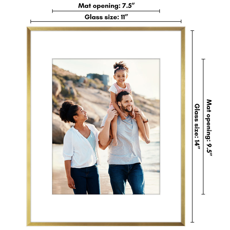 Aluminum Picture Frame with Mat