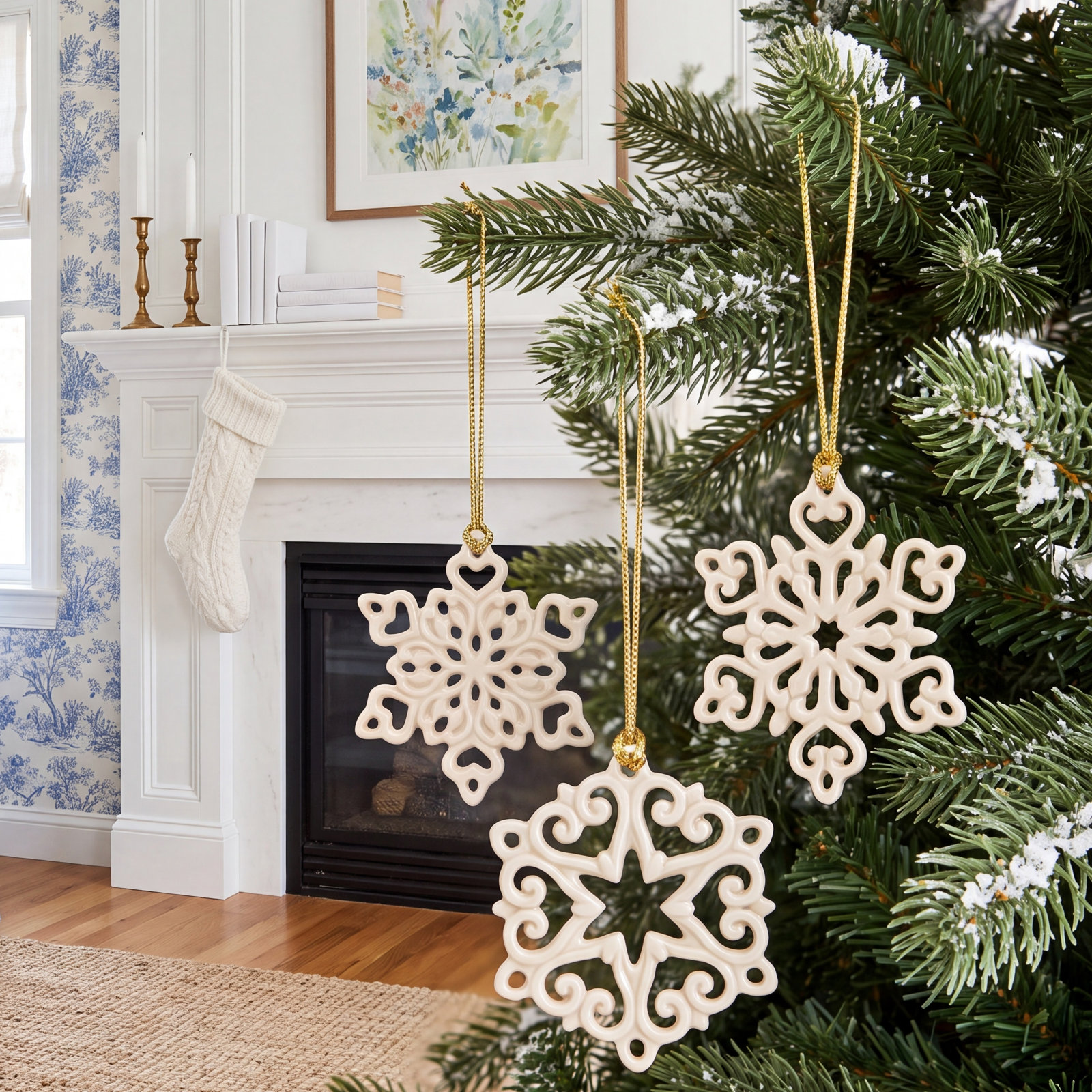 ORNAMENT BOXED SET 2" Porcelain Ornament