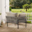 Chaise de patio avec coussin, chaise longue d'extérieur en rotin-1621339565