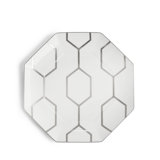 Gio Platinum 9.2in Octagonal Accent Plate