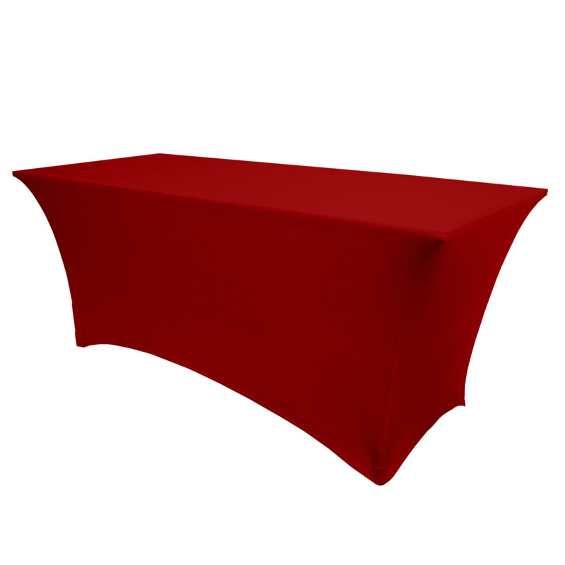 Ultimate Textile Rectangular Tables- 36" H, 3, 48" x 24", Red