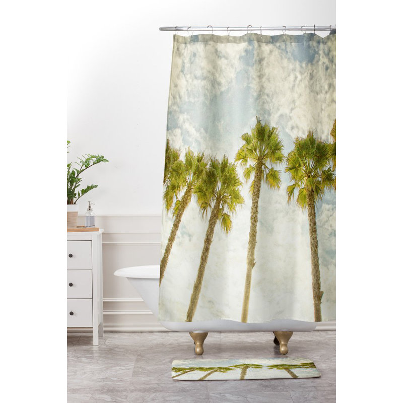 Tapis pour salle de bain palmier tree