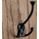 3 - Hook Wall Mounted in Matte Black