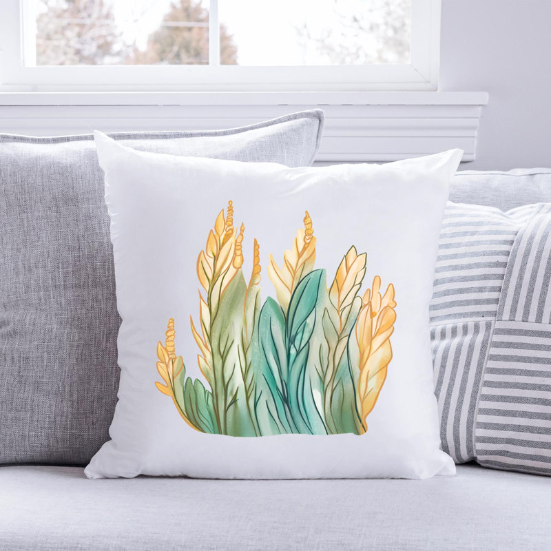 Nautical Sea Life_240 - Coussin décoratif avec coussin décoratif, H 20 po x l 20 po