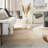 Abstract Hand Tufted Rectangle Viscose Area Rug in Beige-88749812