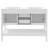 48" Farmhouse Double Sink Bathroom Vanity With 2 Drawers & Doors-1404195065