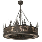 Tall Pines Downrod Ceiling Fan