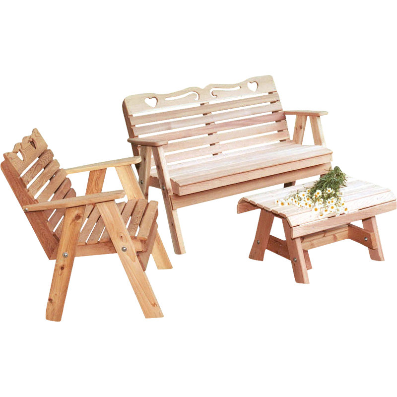 Tillison 3 - Person Patio Conversation Set, No Finish