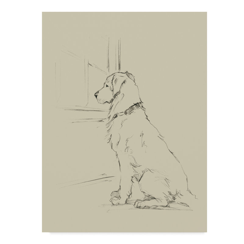 «Waiting for Master IV», reproduction d'art sur toile tendue, H 19 po x l 14 po x P 2 po