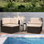 53.1'' Wide Wicker Patio Sofa with Cushions-387966035