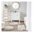 Medallion Cotton Tufted Bath Rug