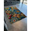 Tapis décoratif moderne multicolore à motif floral-1893625851