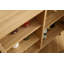 Armoire latérale en rotin naturel à trois portes pour le rangement de la maison et du bureau. Buffet buffet en rotin