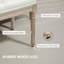 Scoles Polyester Upholstered Bench