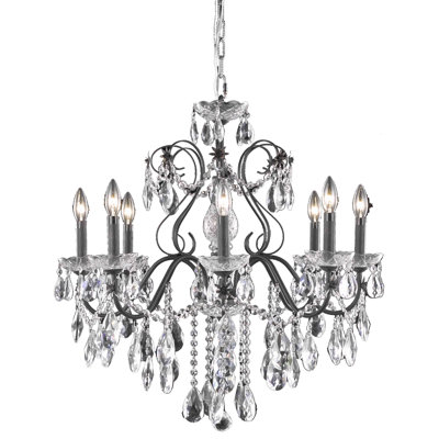 Lustre classique / traditionnel à 6 lumières de style bougie Dagmar