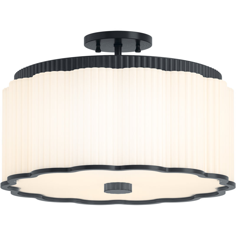Tresdoux™ Semi-Flush Light, Gunmetal