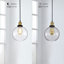 Hershman 7.9" Single Sphere Pendant