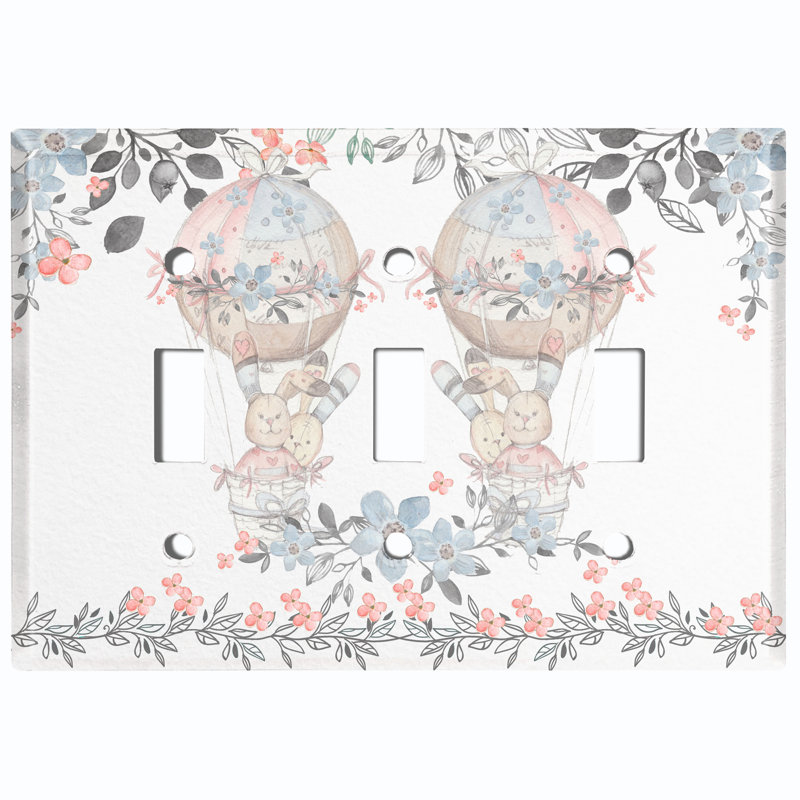 3-Gang Toggle Light Switch Wall Plate