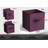 11" Foldable Fabric Storage Cube Bins with Handles-1298273912