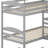 L-Shaped Bunk Bed With Trundle-1847519971