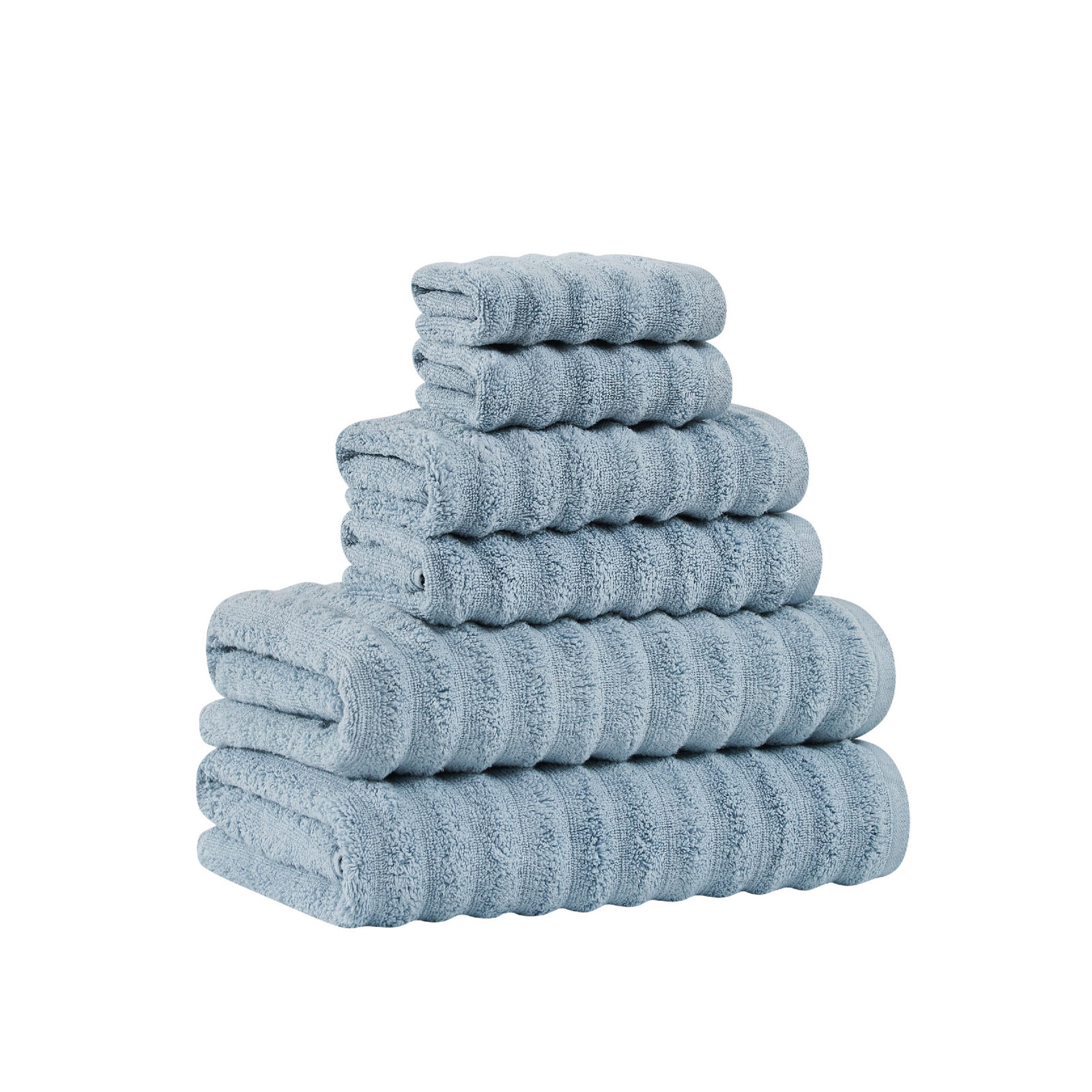 Camren 6 - Piece Towel Case Pack, Light Blue
