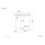 Aliyha Round Metal Base Dining Table-1878347974