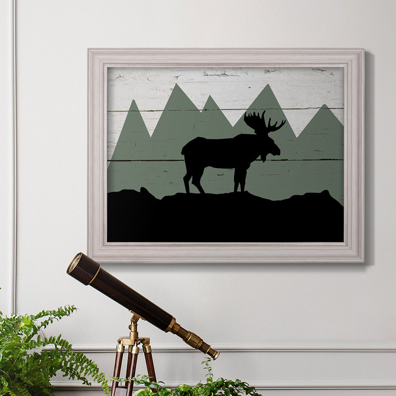 Edea " Mountain Moose ", 21" H x 25" W x 2.5" D
