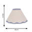 Florie Linen Blend Tapered Pendant Shade ( Clip On )-1153049533-1153049532