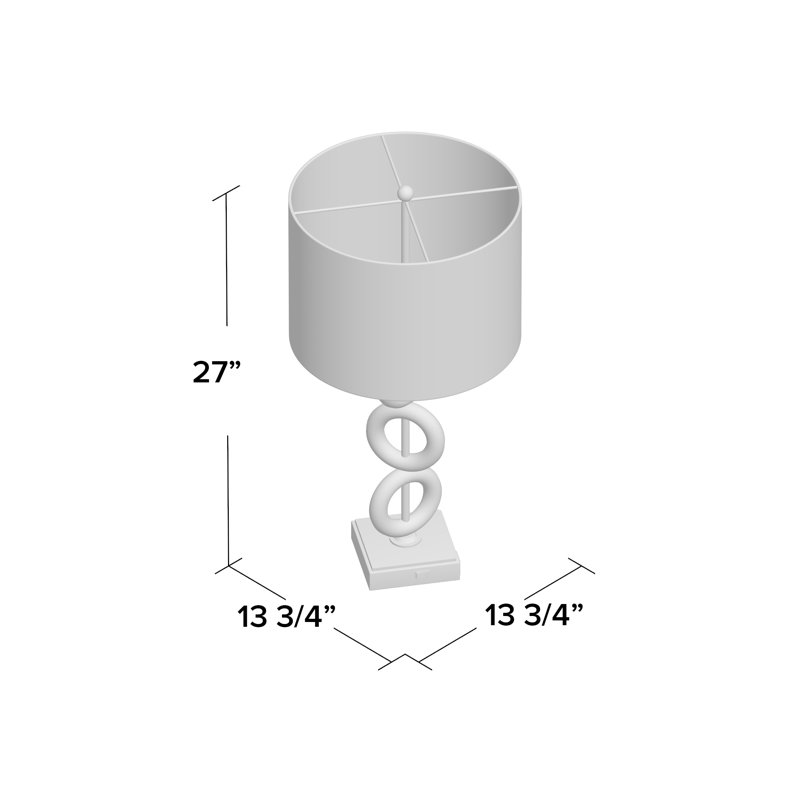 Lampe de table 27" Octavio