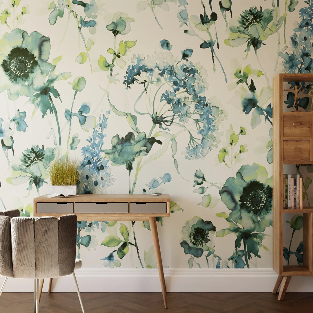 Superfresco Easy Watercolour Floral Print To Order Mural