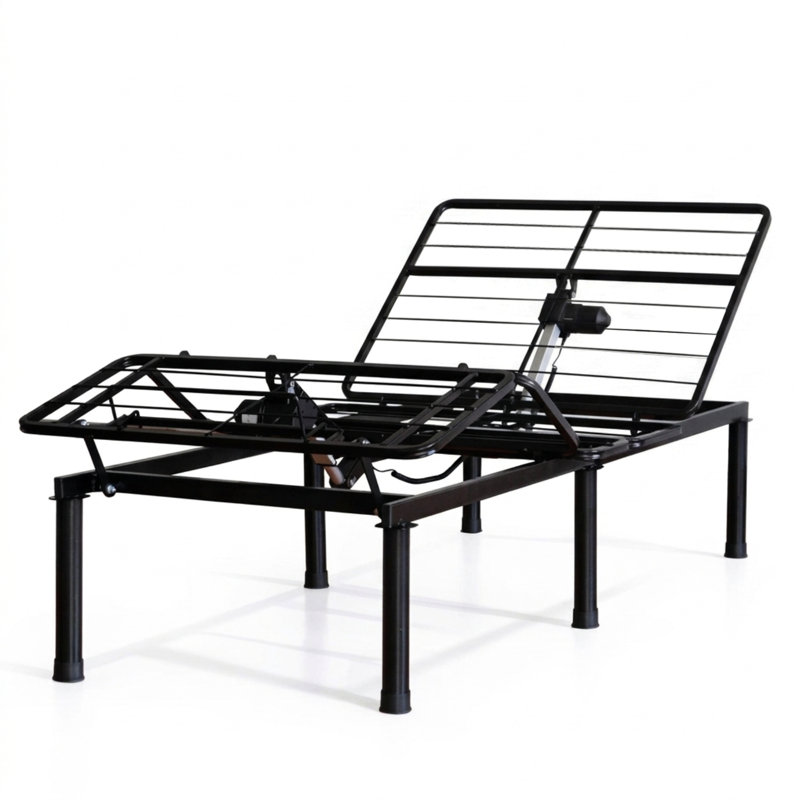 Base de lit réglable Mahaska, zéro gravité, télécommande sans fil, assemblage rapide de 705 lb, noir