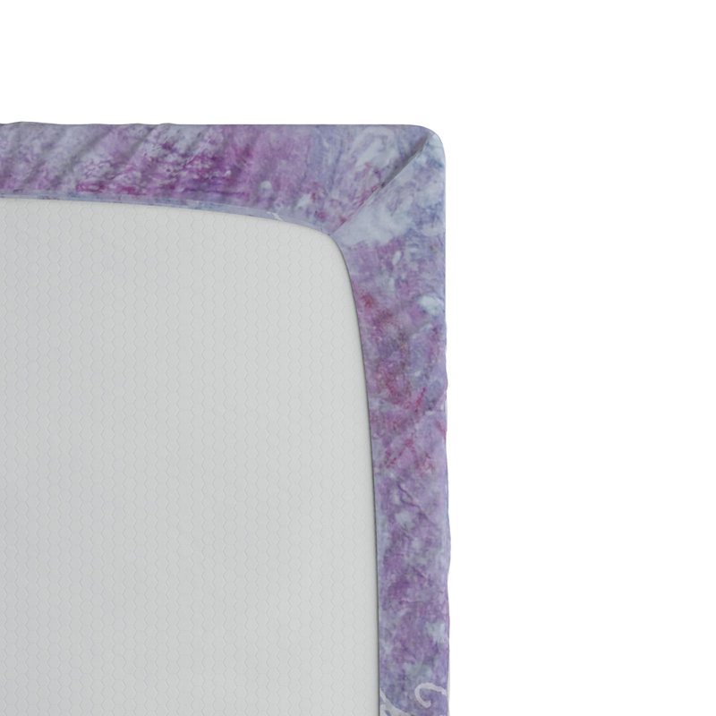 Microfiber Floral Fitted Sheet, Queen Fitted Sheet
