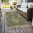 Machine Washable Indoor/Outdoor Xhevrie Aloe Rug-1337718931
