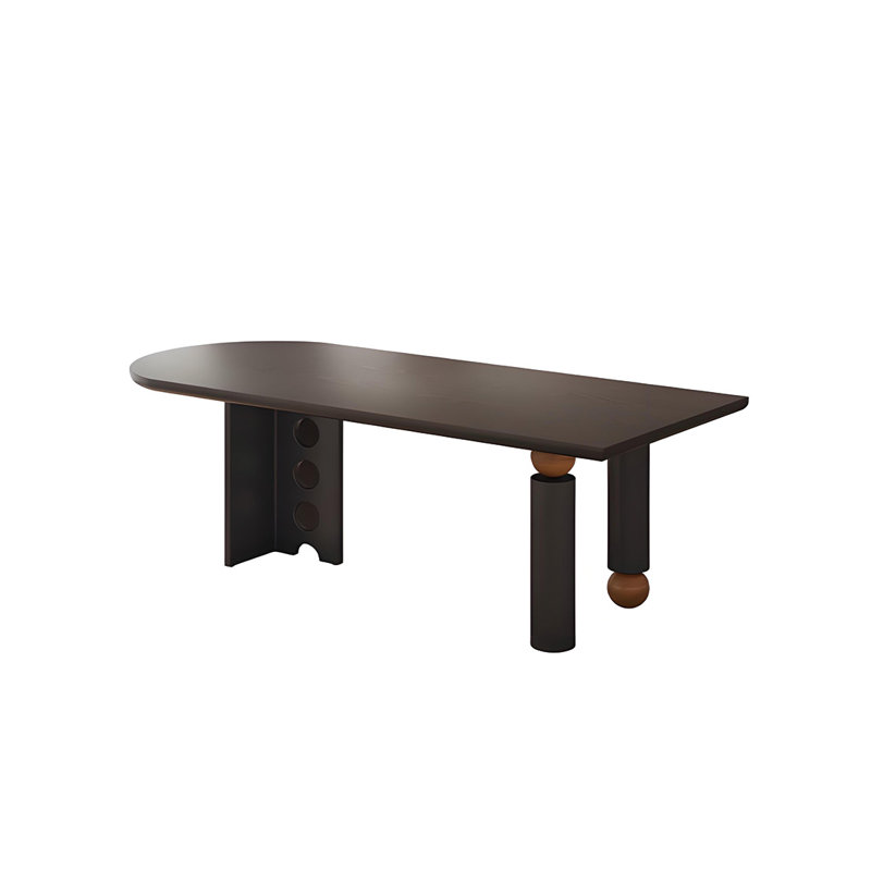 Creative solid wood dining table, 29.52"H x 70.86"L x 31.49"W