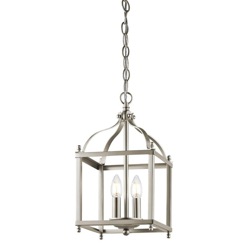 Larkin 2 - Light Lantern Pendant, Brushed Nickel