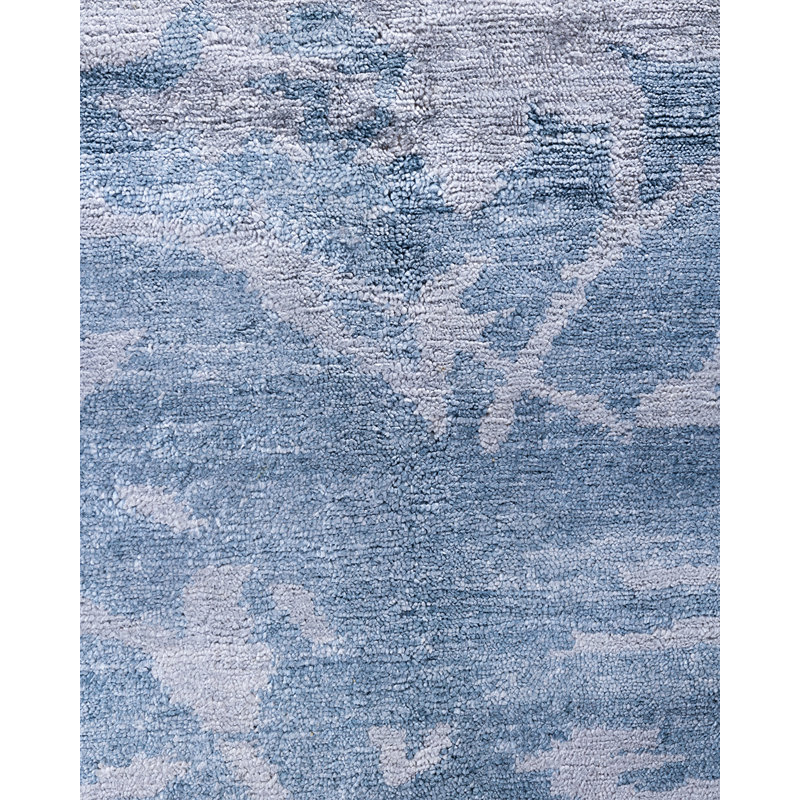 Overdyed One-of-a-Kind Rectangle 8' 2" X 9'10" Hand Knotted Area Rug