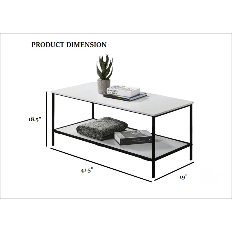 Ensemble de table de style rustique 3 pièces, Blanc