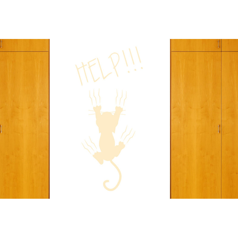 Animals Wall Decal, Beige, Medium