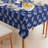Rectangular Tablecloth, 100% Cotton, Floral 181-1154062509